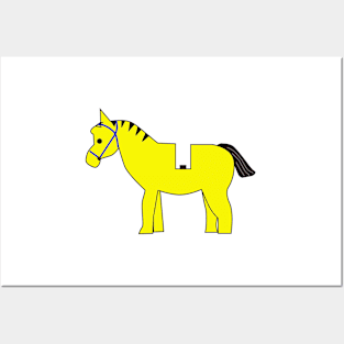 Interpretation of a Minifig Horse Posters and Art